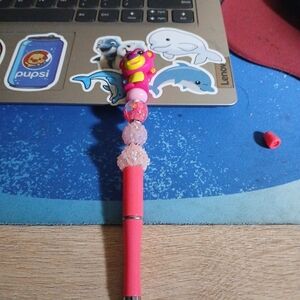 Pink and Yellow Kids Toy Pen